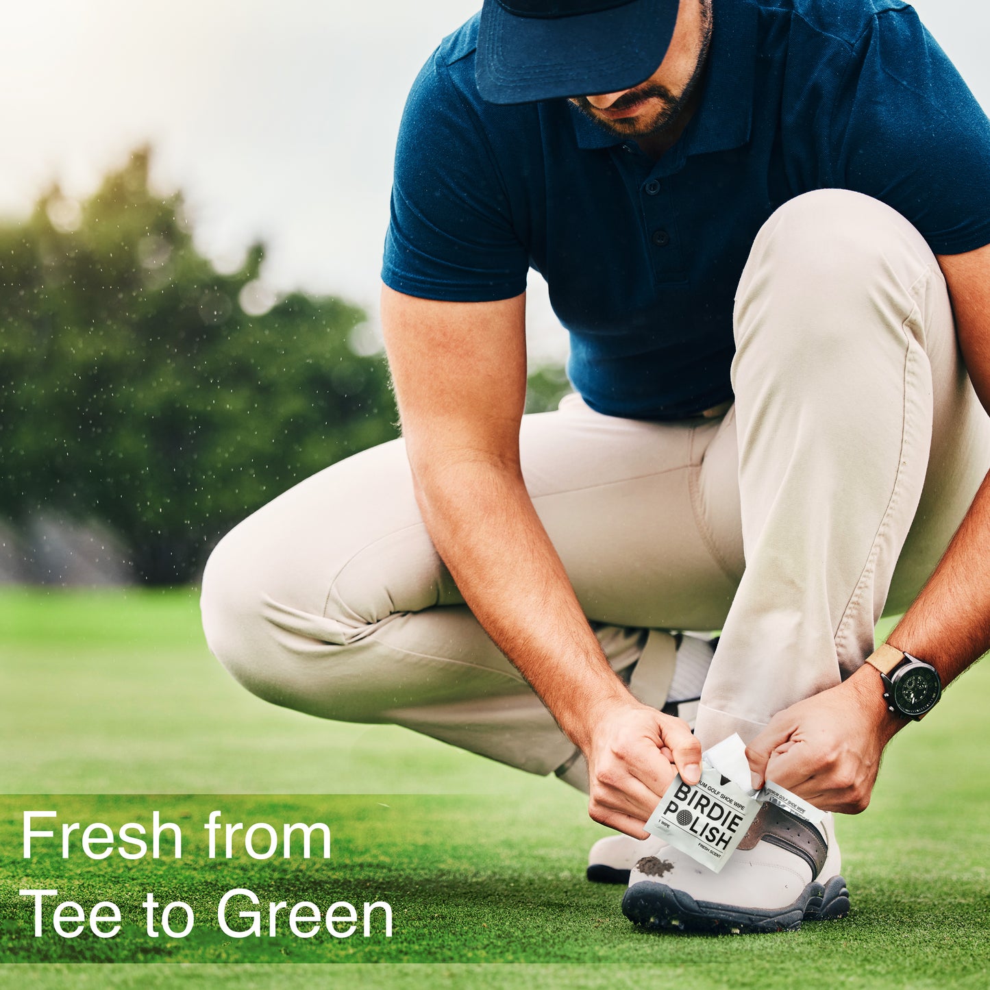 Birdie Polish Premium Golf Shoe Cleaning Wipes (10pk)