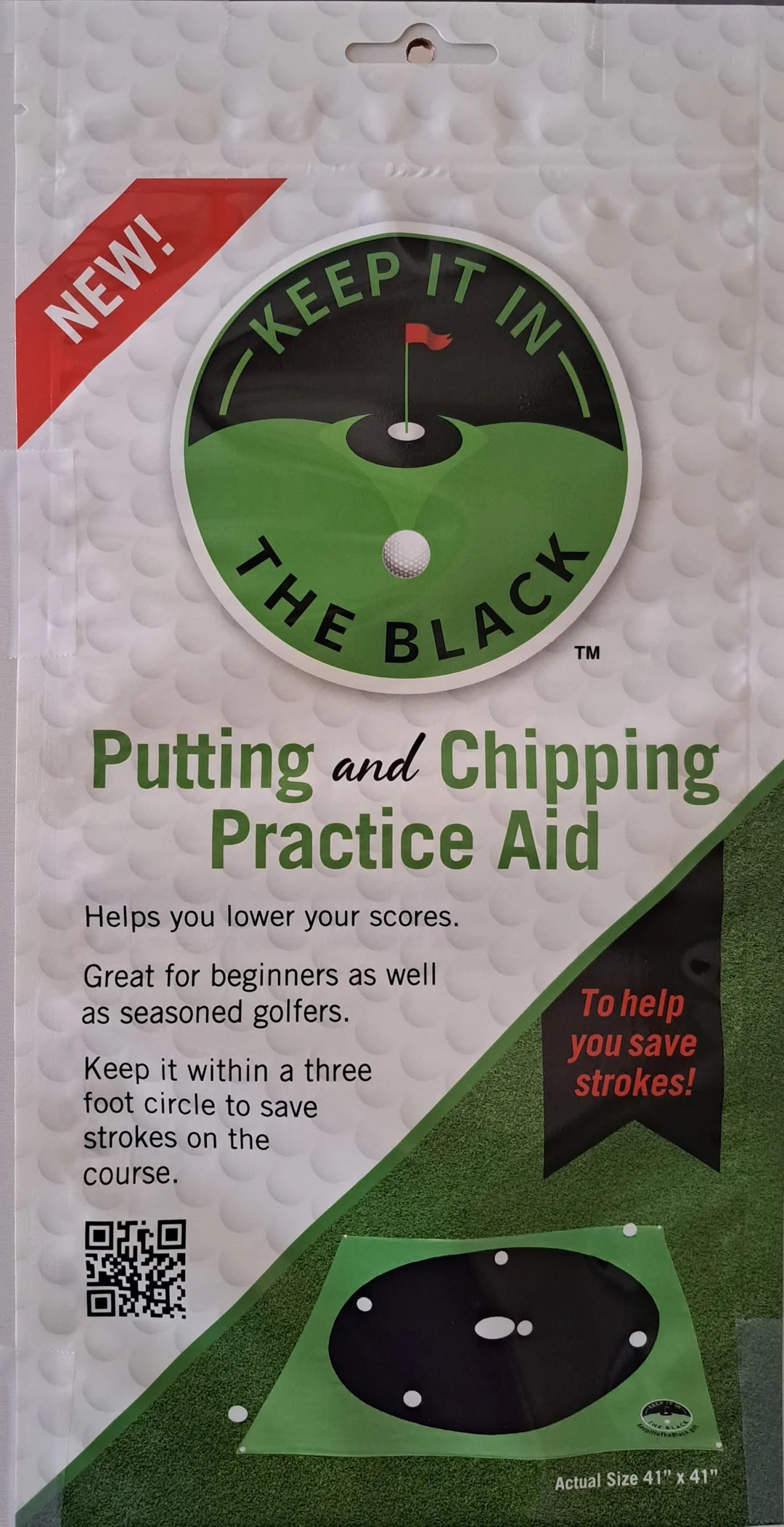 Keep It In the Black - Putting & Chipping Training Aid