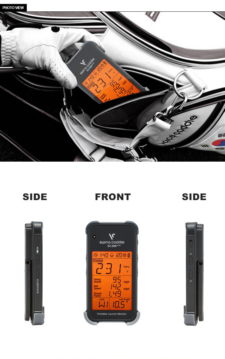 Swing Caddie SC200 PLUS Golf Launch Monitor