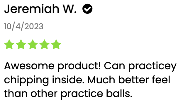 Limited Flight Practice Foam Golf Balls,