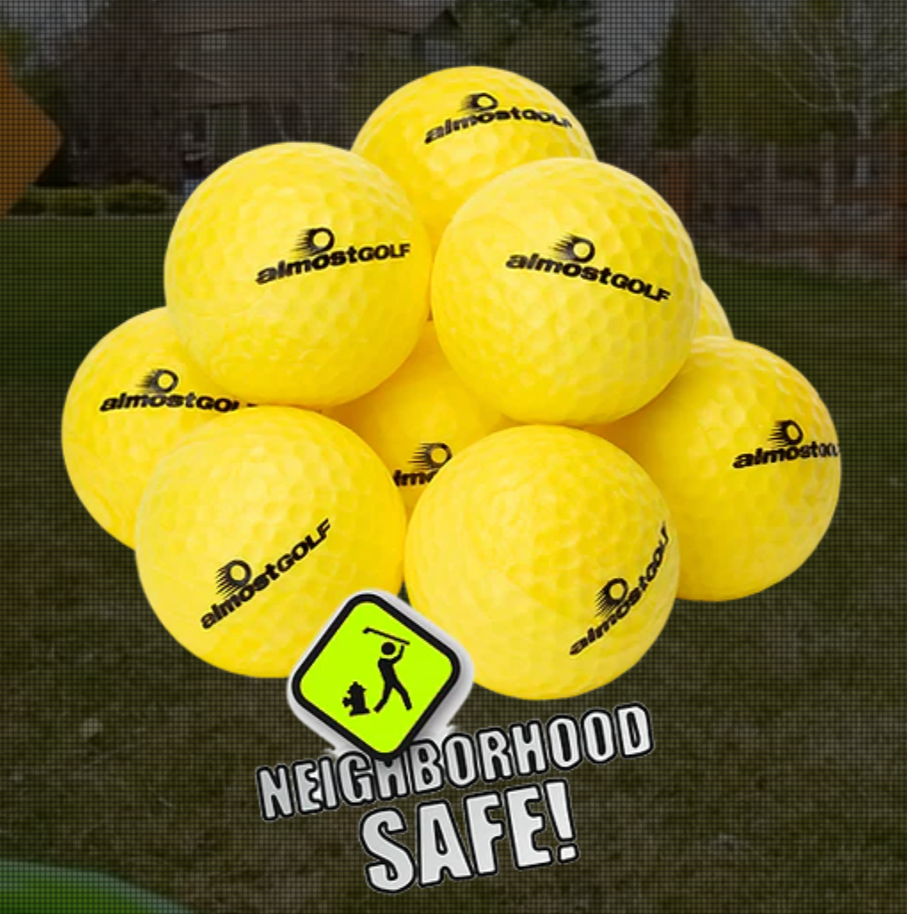 Limited Flight Practice Foam Golf Balls,