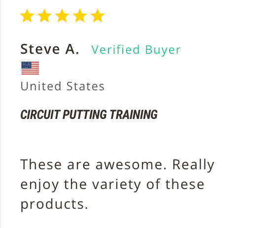 Putting Circuit Trainer - 3 Part System