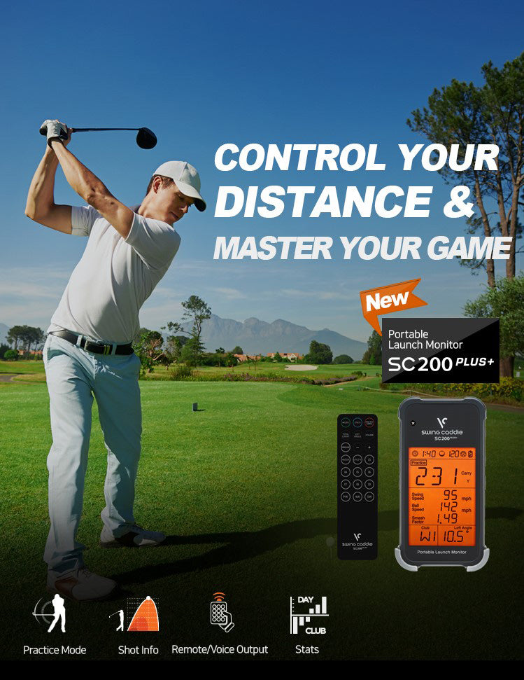 Swing Caddie SC200 PLUS Golf Launch Monitor