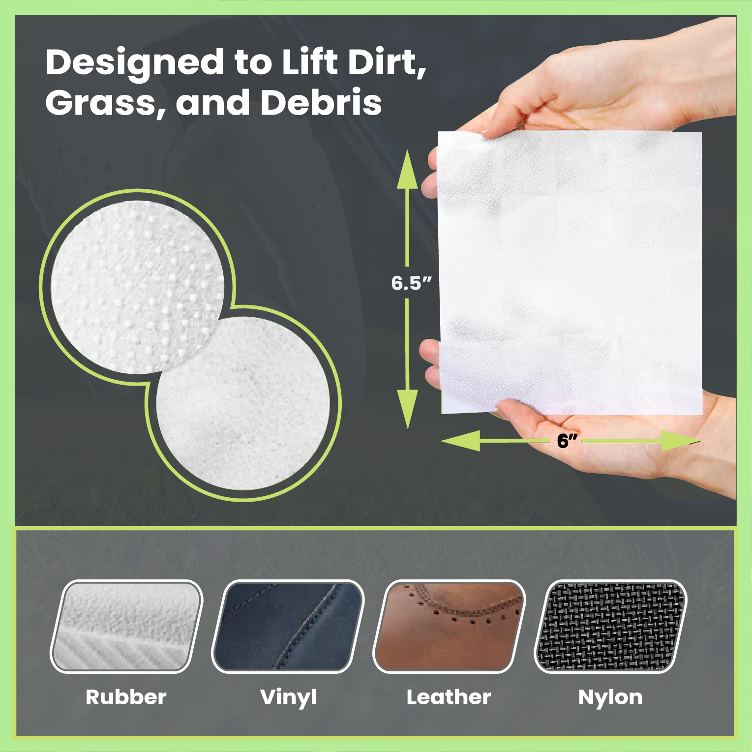 Birdie Polish Premium Golf Shoe Cleaning Wipes (10pk)