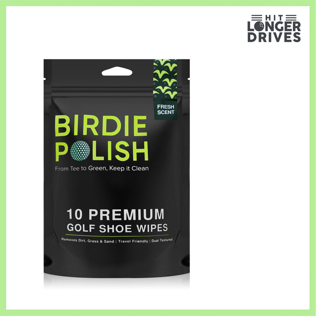Birdie Polish Premium Golf Shoe Cleaning Wipes (10pk)