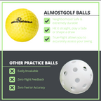 Limited Flight Practice Foam Golf Balls,