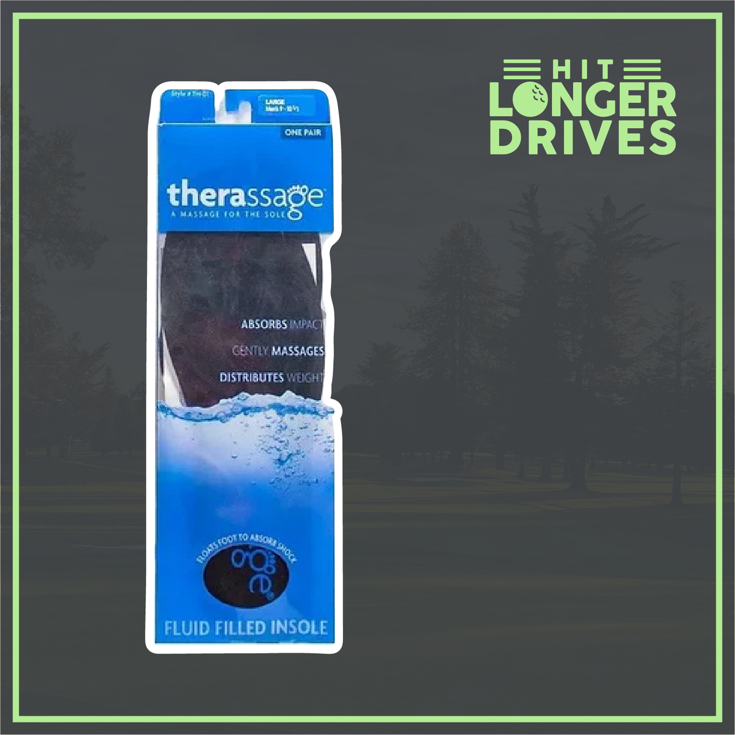 THERASSAGE UniSex Fluid Filled Insoles