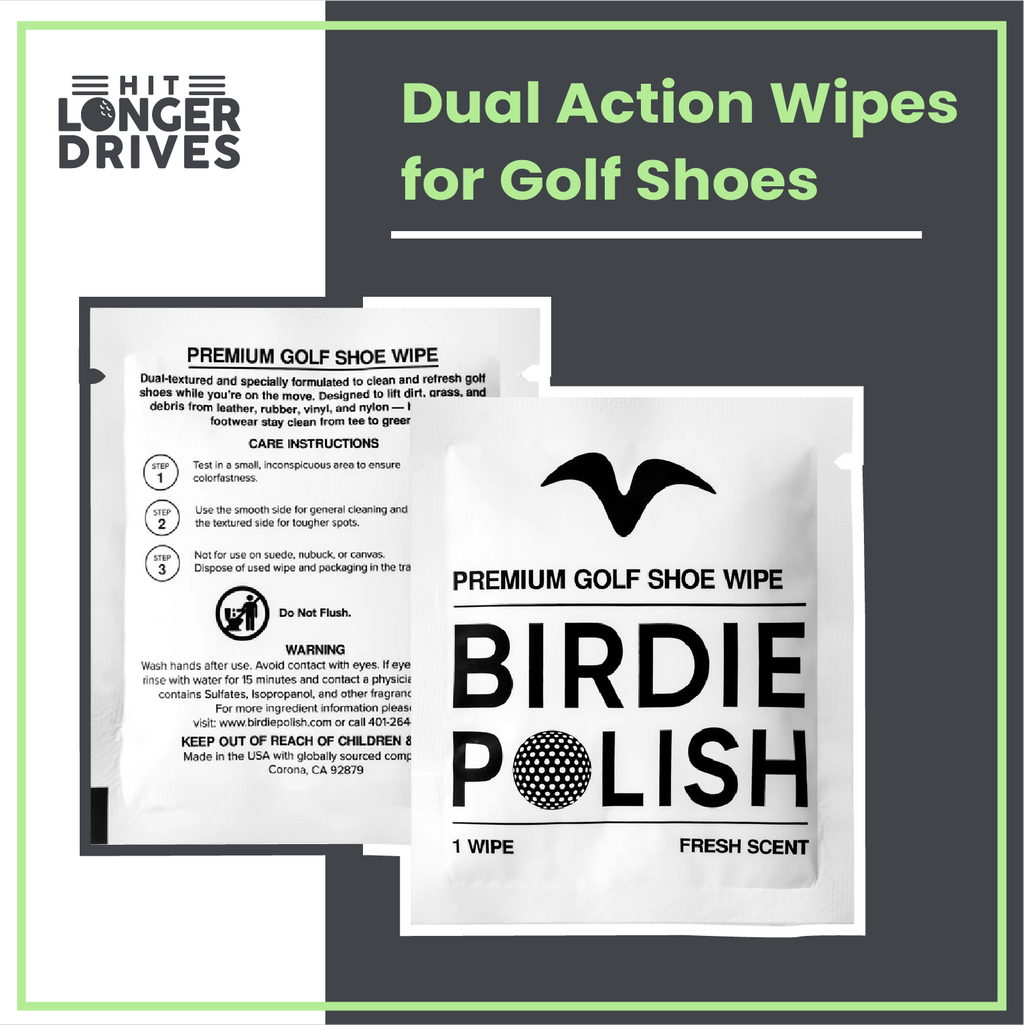 Birdie Polish Premium Golf Shoe Cleaning Wipes (10pk)