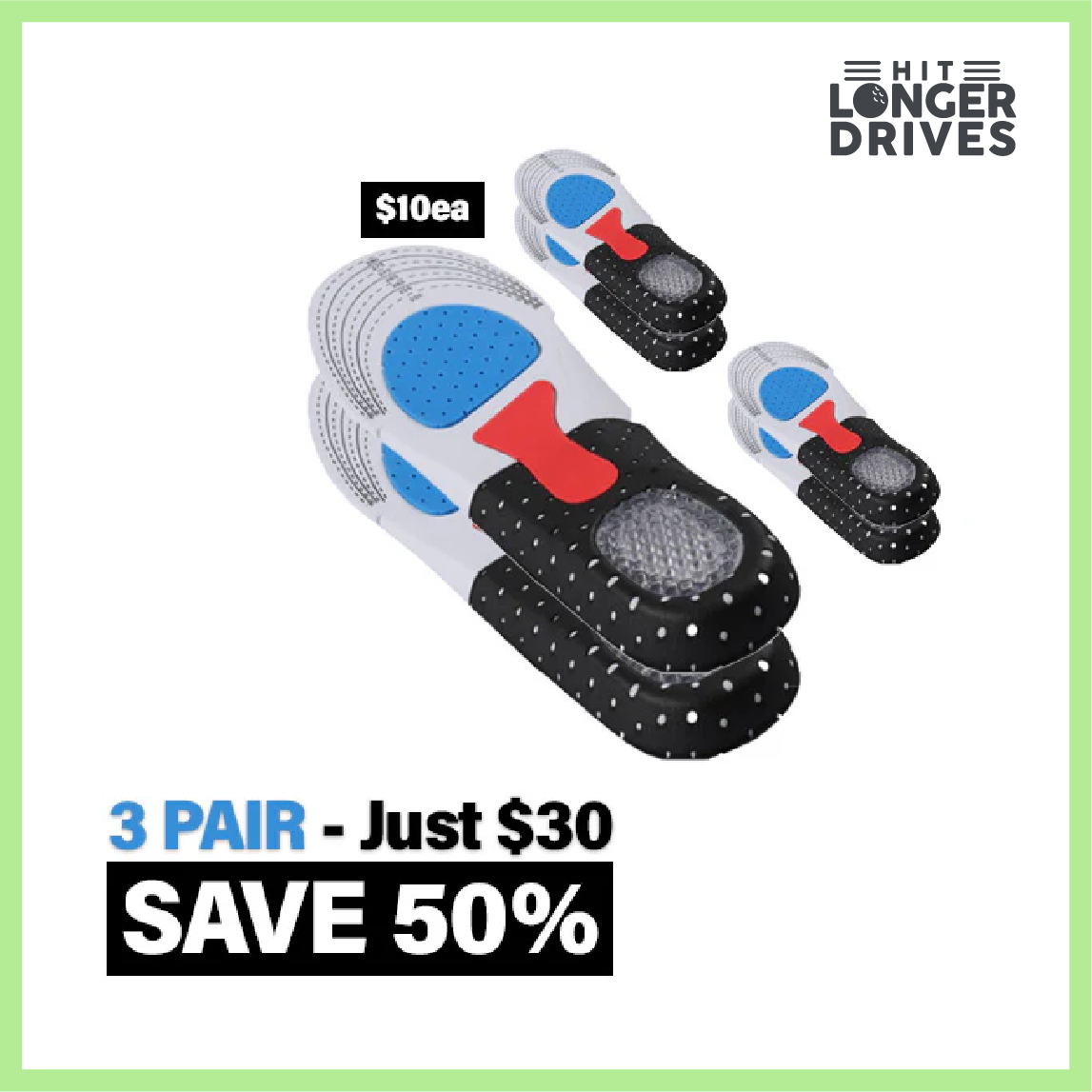 Sports Shock Absorption Insoles