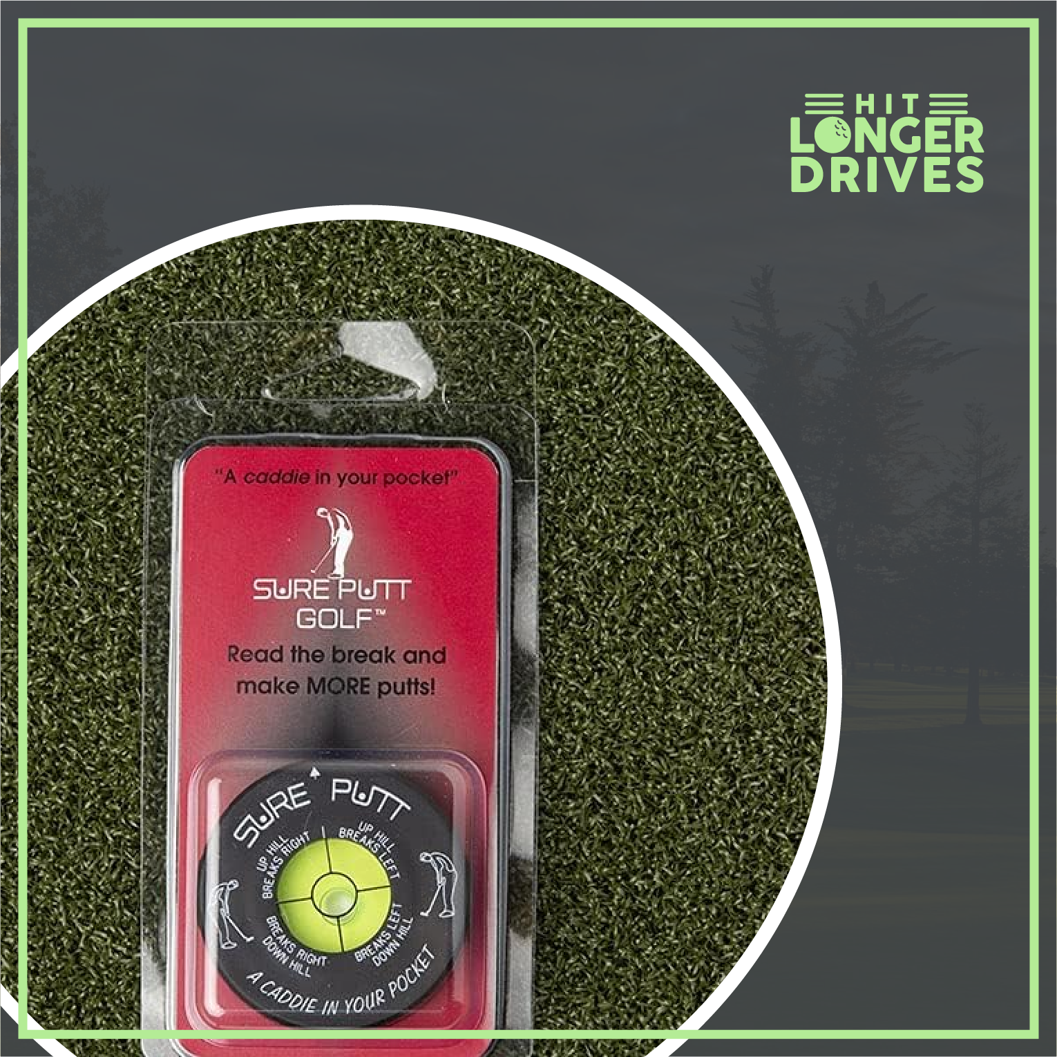 Sure Putt Lite - Golf Putting Aid & Green Reader