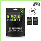 Birdie Polish Golf Shoe Wipes (10-Pack)