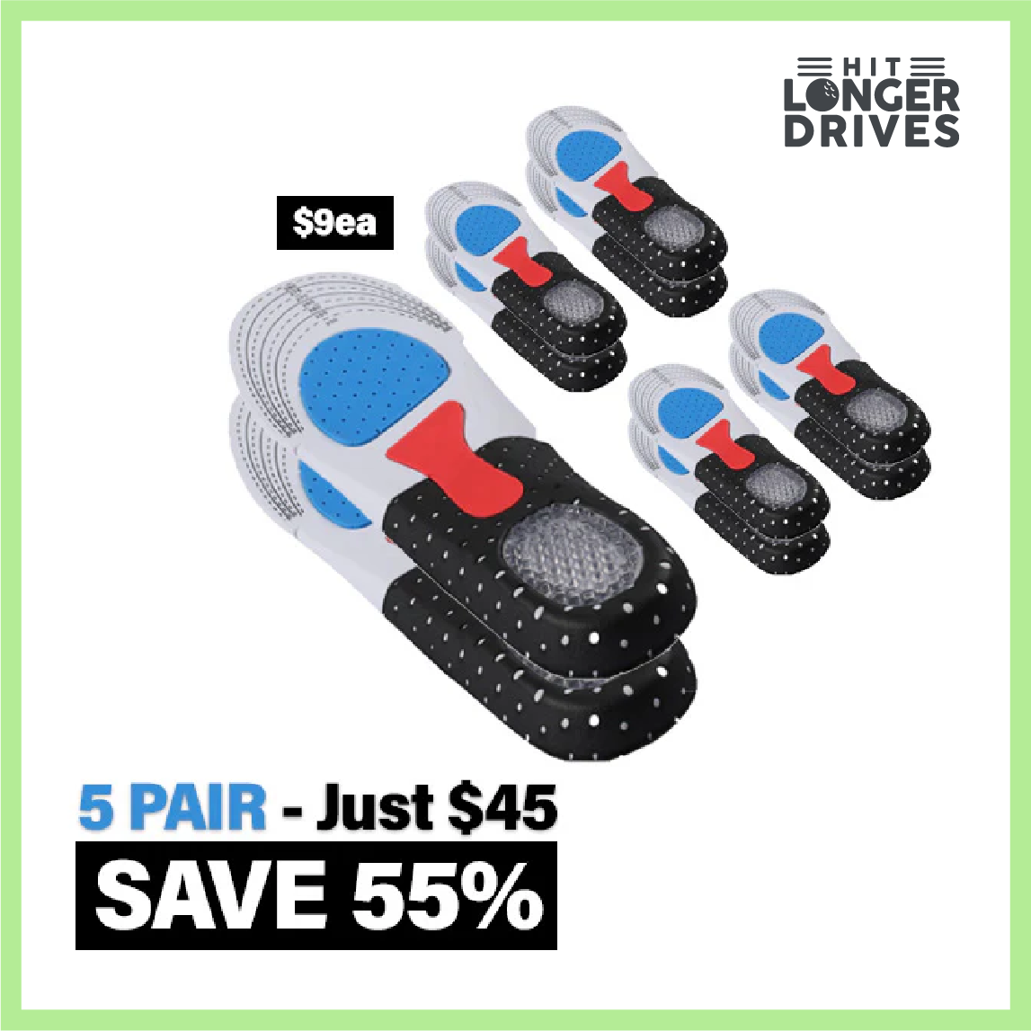Sports Shock Absorption Insoles