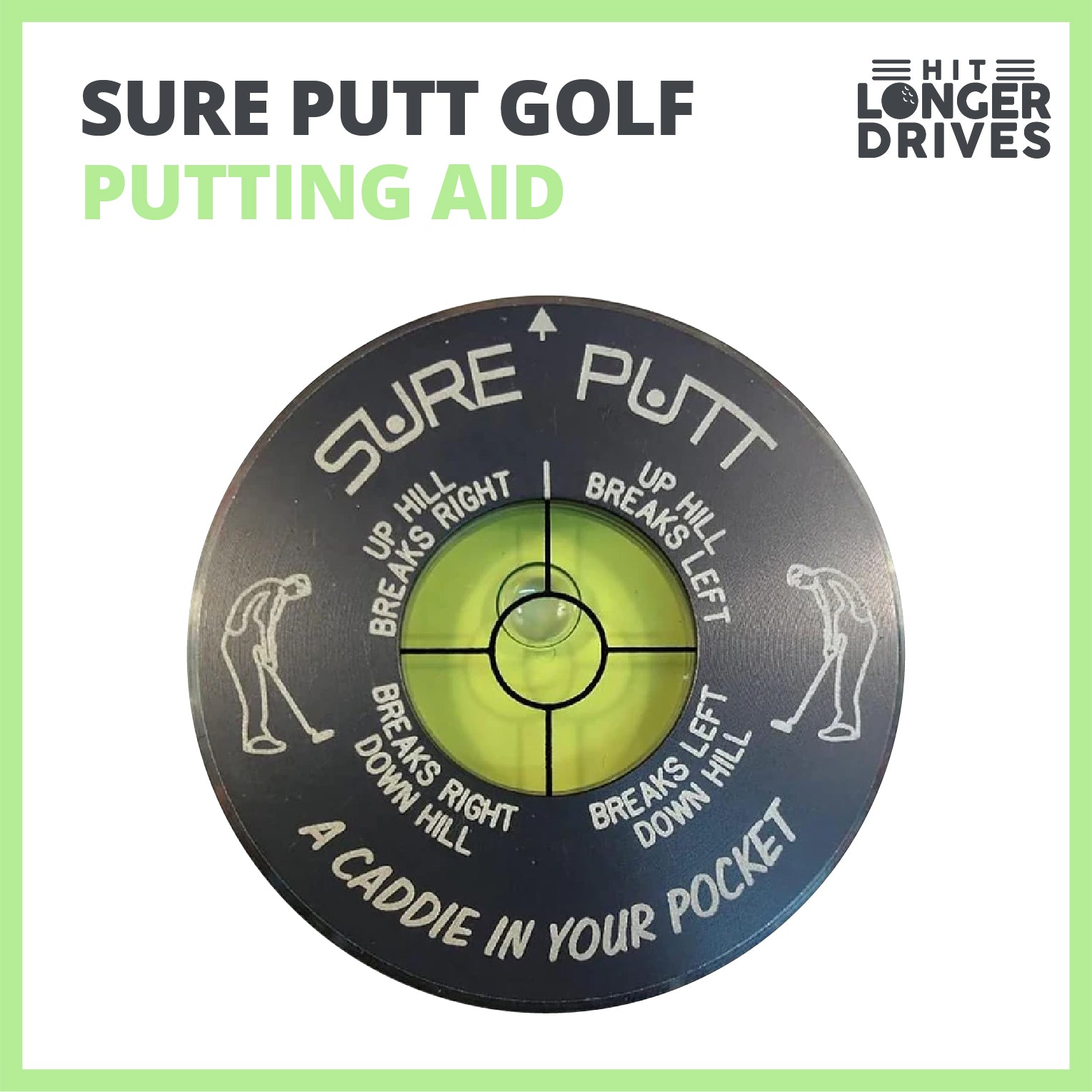 Sure Putt Lite - Golf Putting Aid & Green Reader