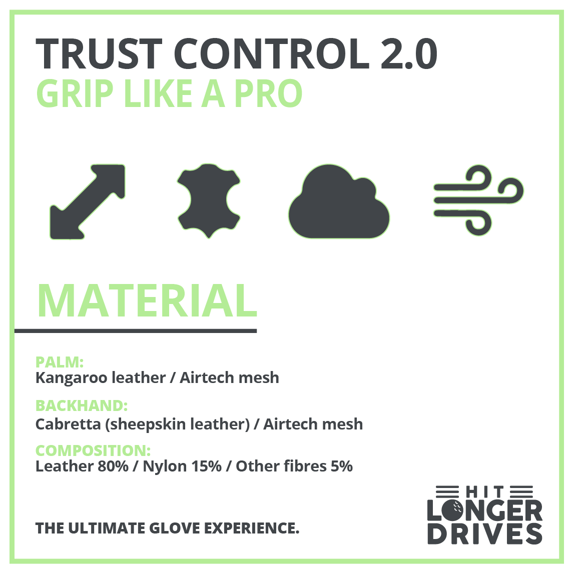 HIRZL Trust Control 2.0 Golf Gloves