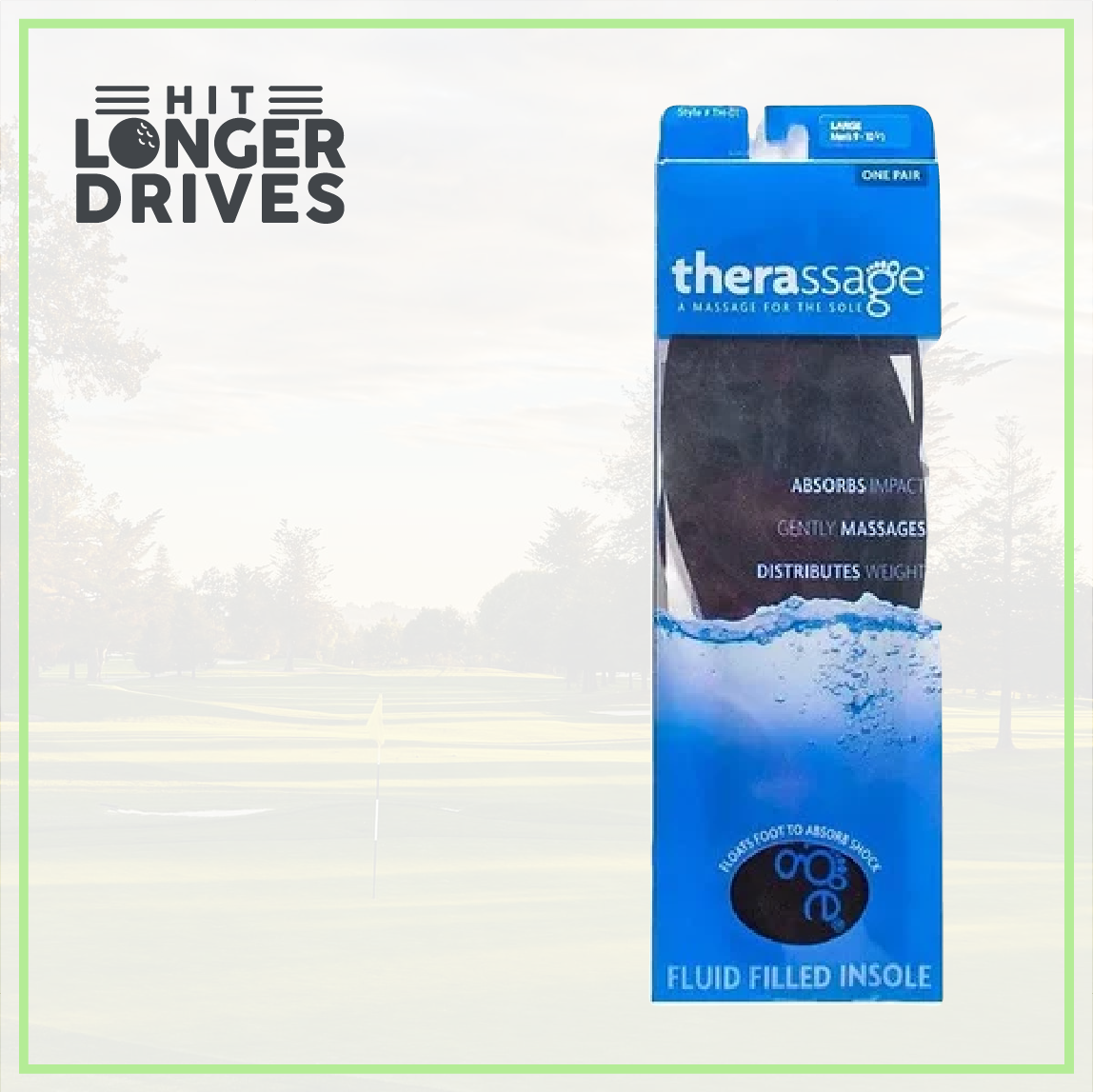 THERASSAGE UniSex Fluid Filled Insoles