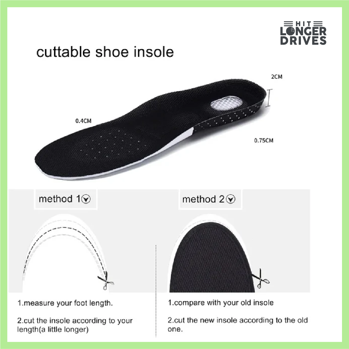 Sports Shock Absorption Insoles