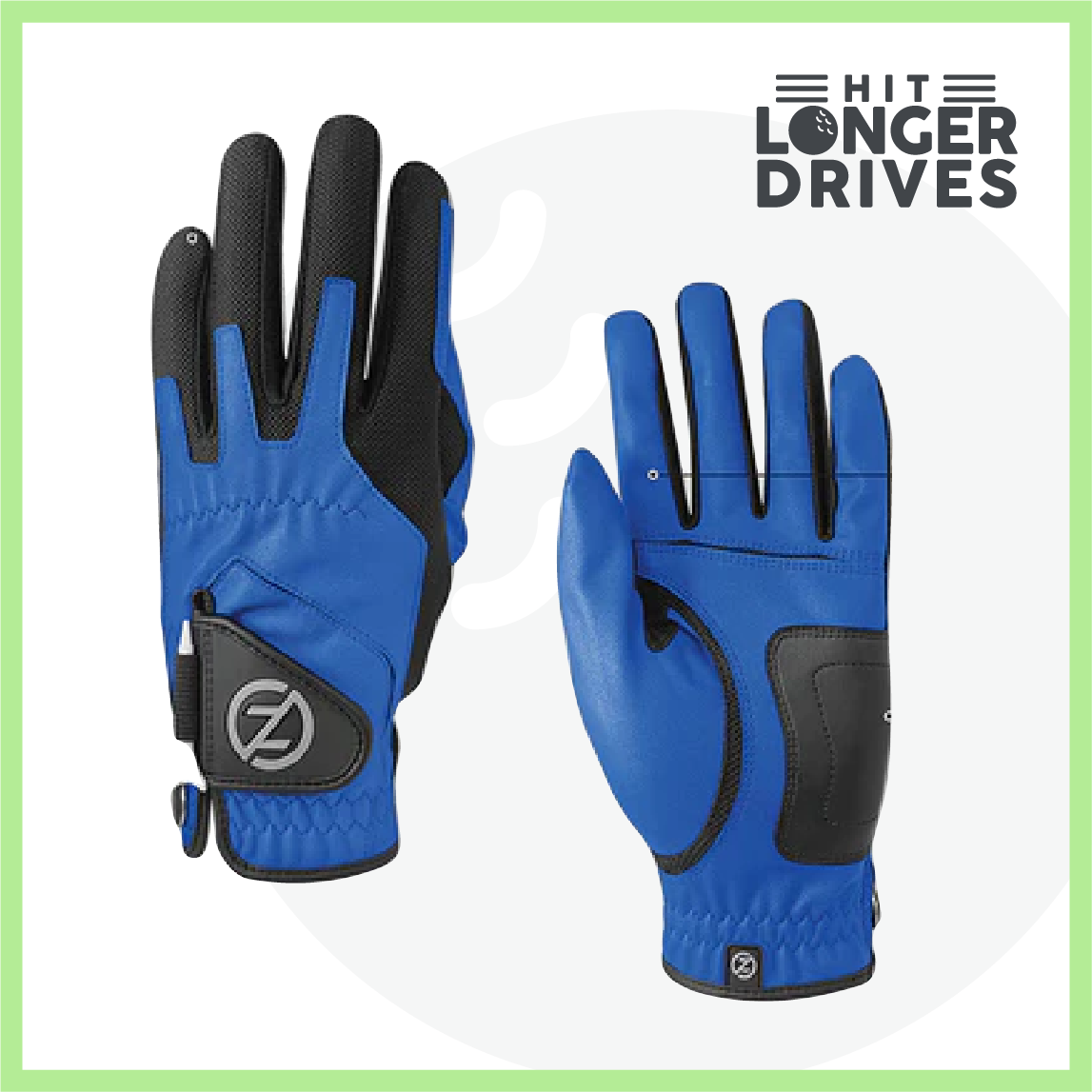 Zero Friction Men's Compression Golf Glove – 4 Pack + 16 White Tees