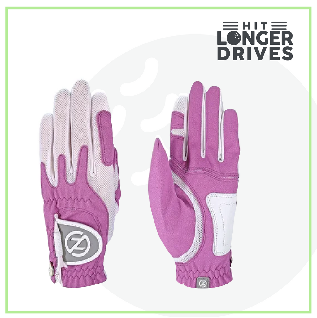 Women's Zero Friction Compression Golf Glove (4 Pack + 16 White Tees)