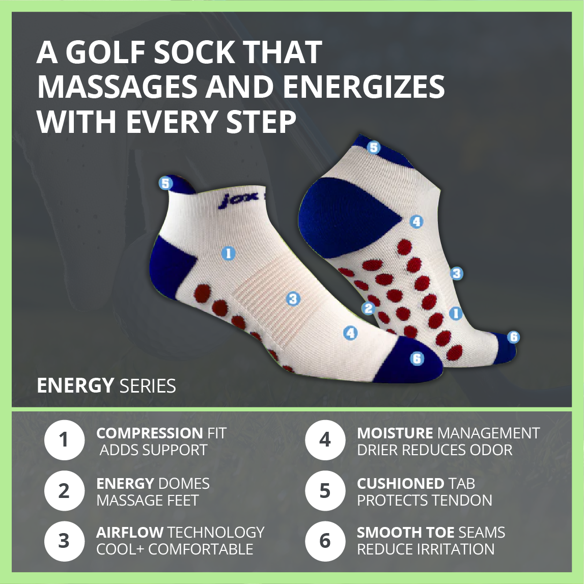 Mens Energy Socks