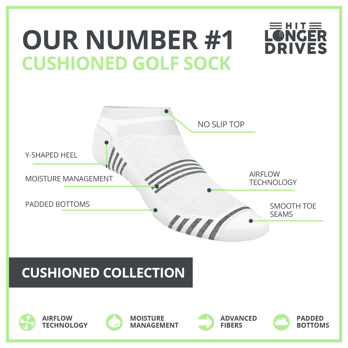 Mens Cushioned Socks