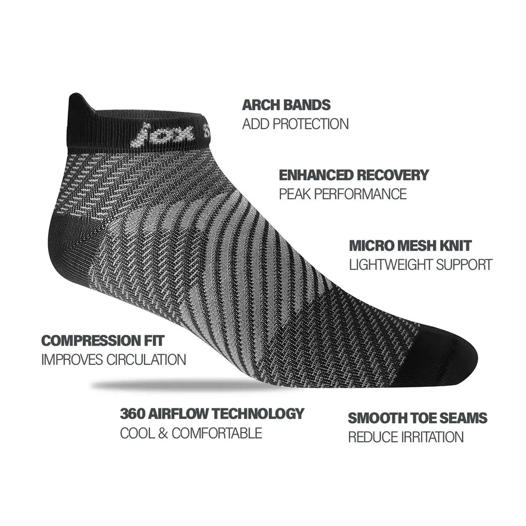 Mens Alpha Pro Compression Mesh Socks