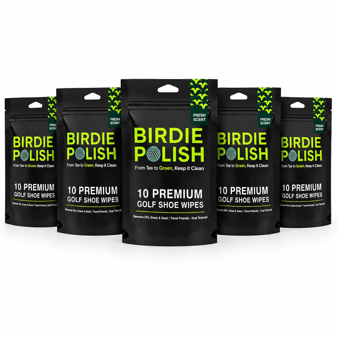 Birdie Polish Premium Golf Shoe Cleaning Wipes (10pk)