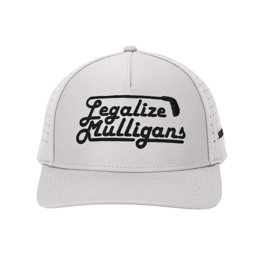 Legalize Mulligans Gray Golf Hat