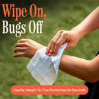 Luna Naturals Bug Repellent Wipes – 15 Individually Wrapped Wipes