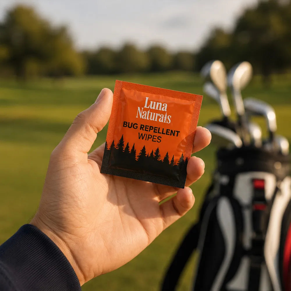 Luna Naturals Bug Repellent Wipes – 15 Individually Wrapped Wipes