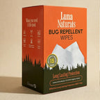 Luna Naturals Bug Repellent Wipes – 15 Individually Wrapped Wipes