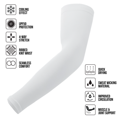 Cooling Compression Sport Sleeves - UPF 50+