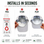 NoSweat® Golf Hat Liners | 6-Pack Sweat-Absorbing Hat Pads
