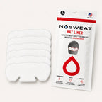 NoSweat® Golf Hat Liners | 6-Pack Sweat-Absorbing Hat Pads