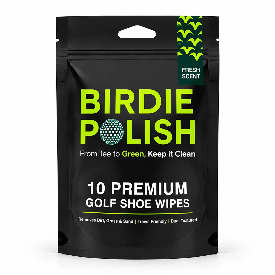 Birdie Polish Premium Golf Shoe Cleaning Wipes (10pk)