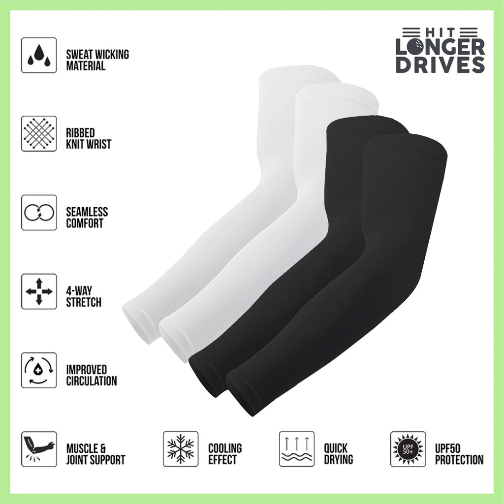 Cooling Compression Sport Sleeves - UPF 50+