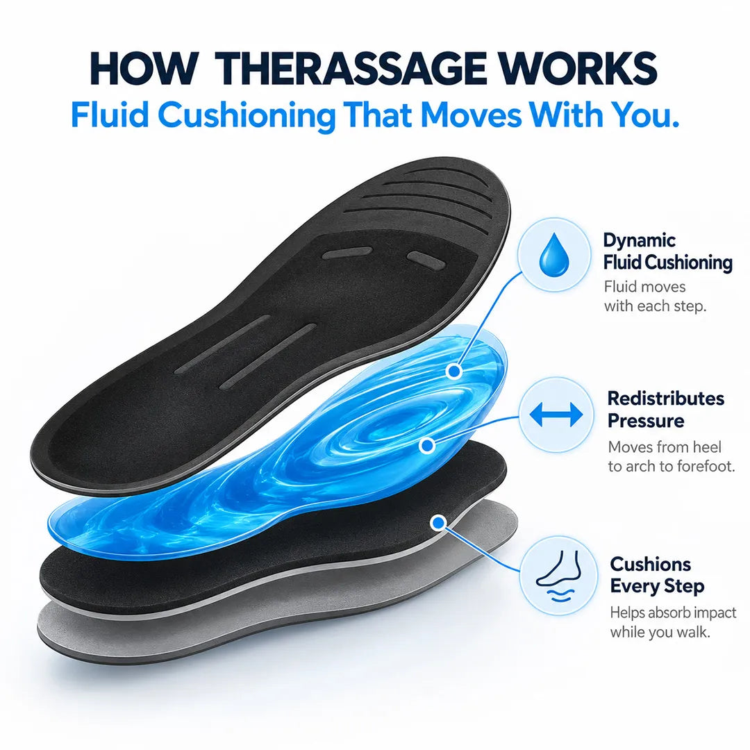 Therassage Fluid Filled Insoles