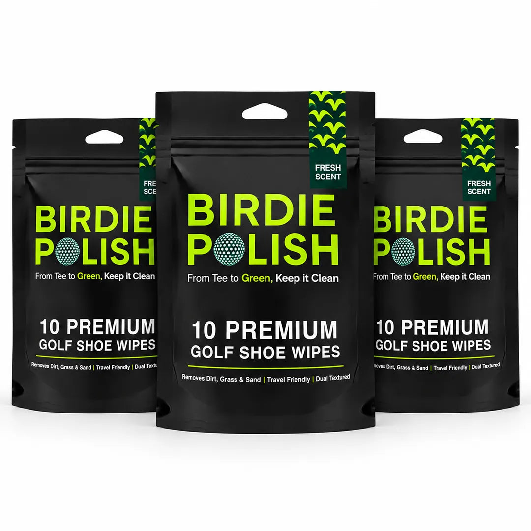 Birdie Polish Premium Golf Shoe Cleaning Wipes (10pk)