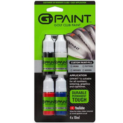 G-Paint Golf Club Paint - Touch Up, Fill In, Customize or Renovate Your Clubs